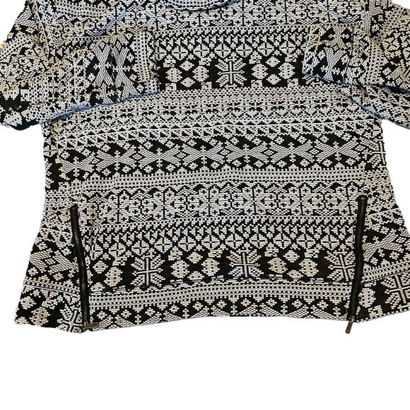 IZOD Turtleneck cowl sweater sweatshirt shacket - Picture 5 of 10